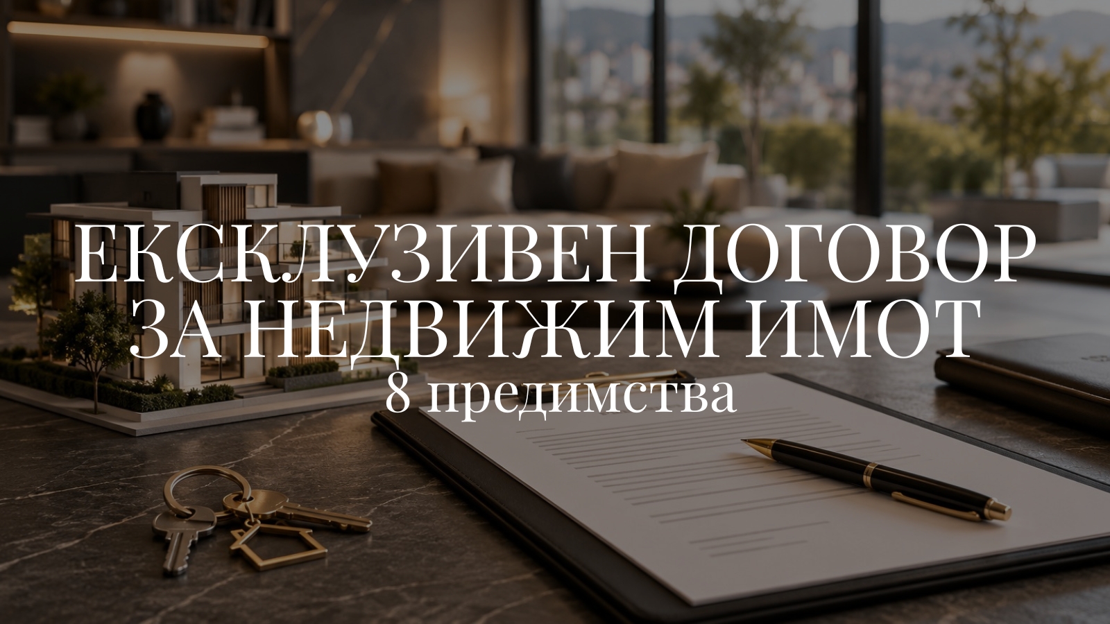 Ексклузивен договор за недвижим имот - 8 предимства