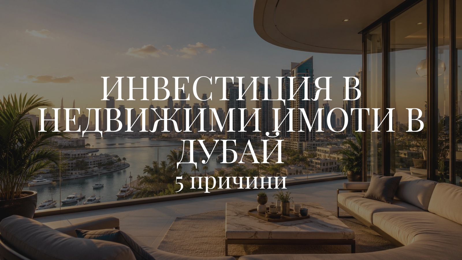 5 причини за инвестиция в недвижими имоти в Дубай
