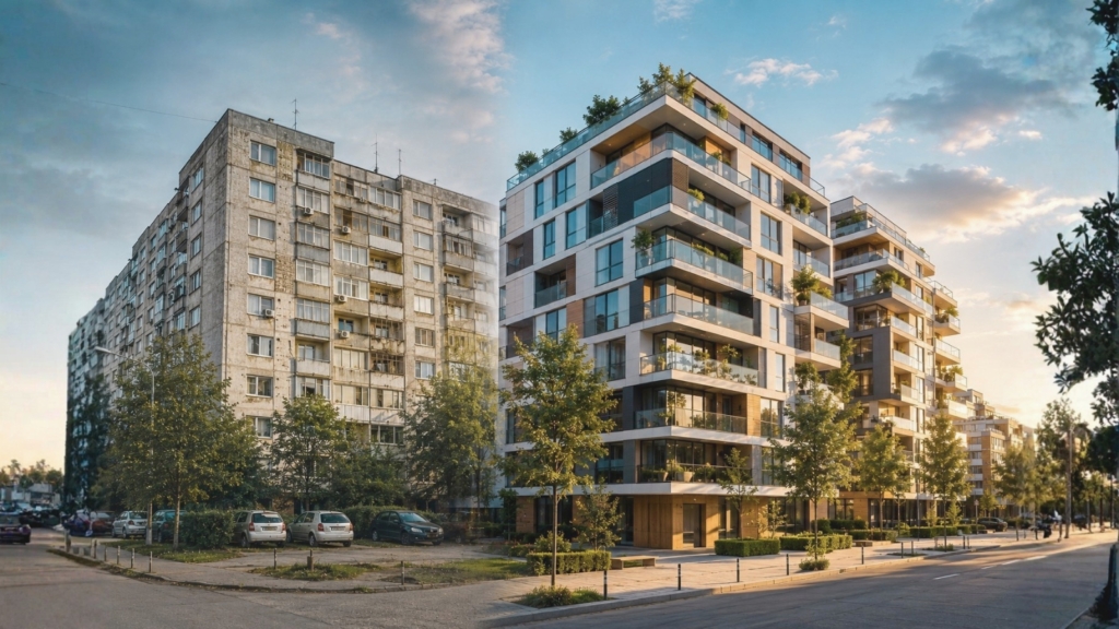 промяна в строителството ново и старо строителство 
