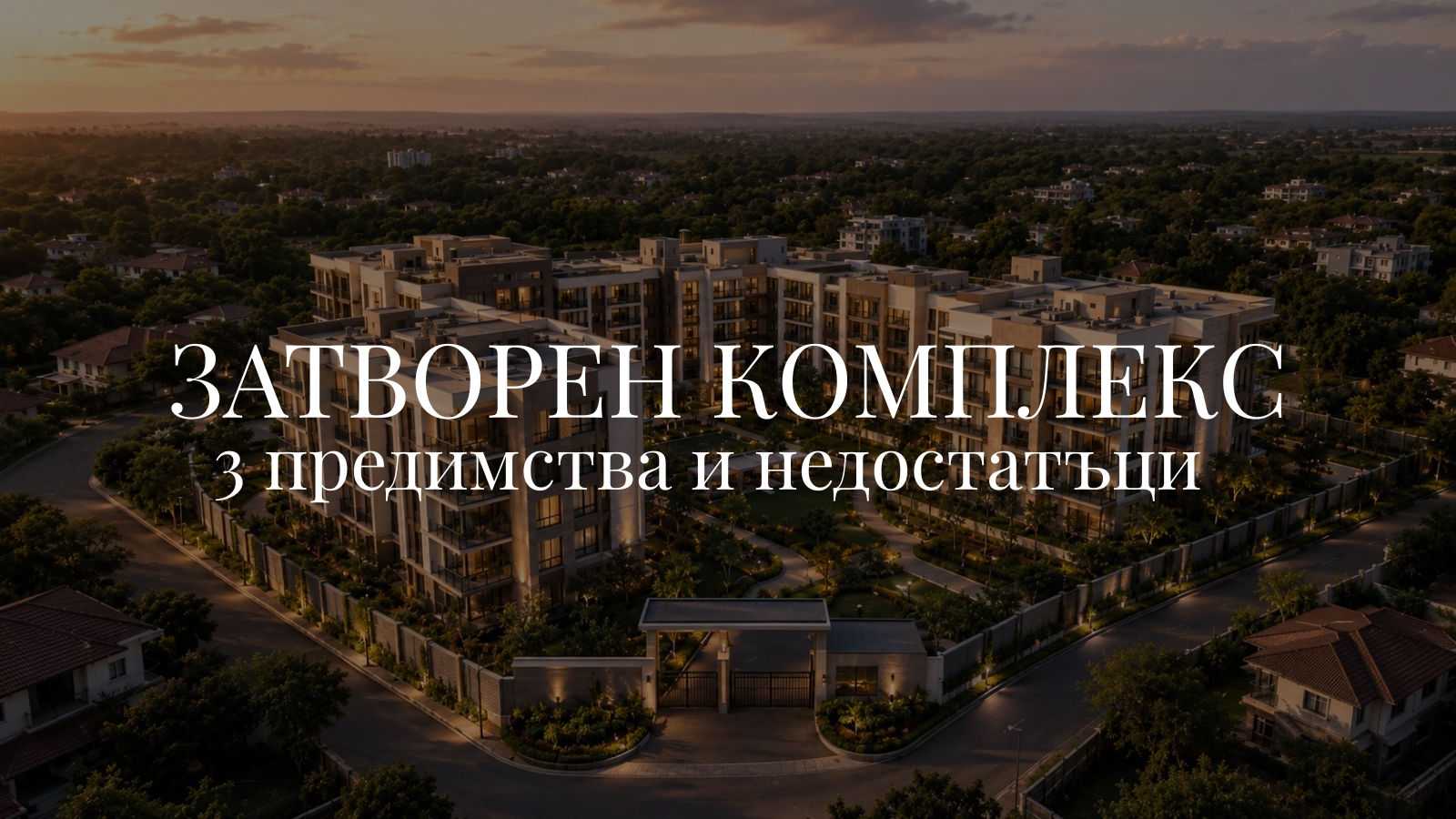 Затворен комплекс - 3 предимства и недостатъци
