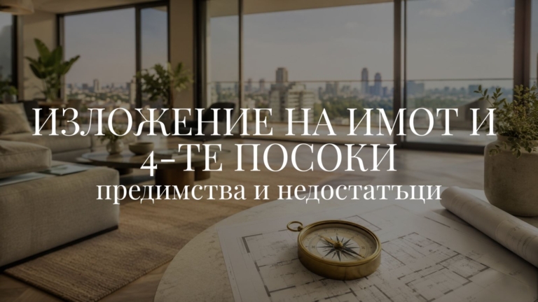 Изложение на имот - 4-те посоки с предимства и недостатъци
