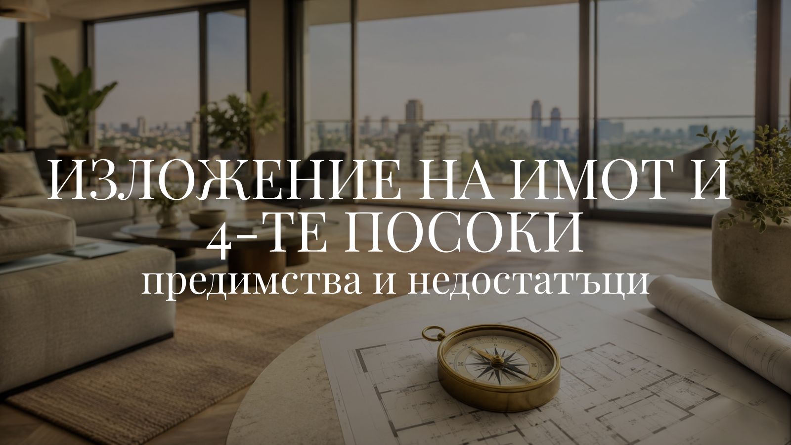 Изложение на имот - 4-те посоки с предимства и недостатъци