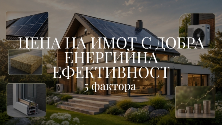 Цена на имот с добра енергийна ефективност - 5 фактора