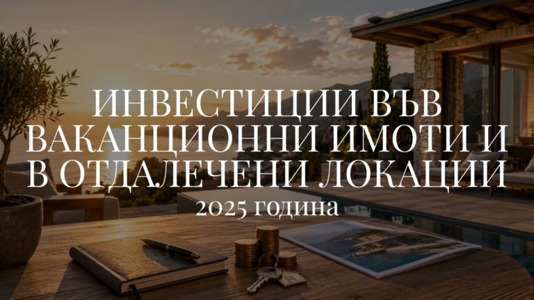 Инвестиции във ваканционни имоти и в отдалечени локации