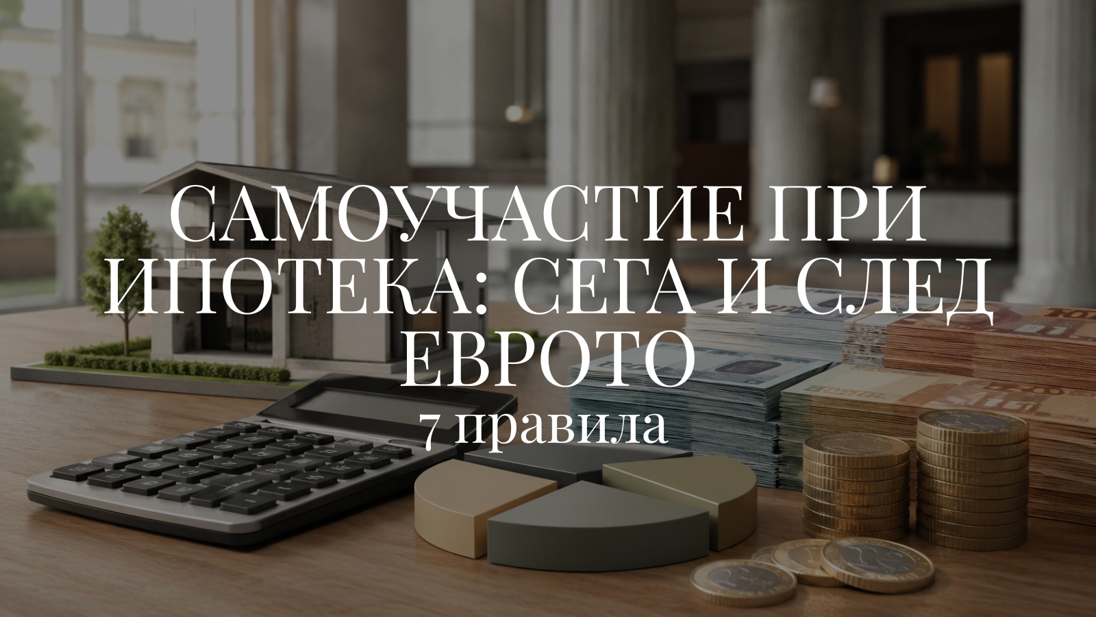 самоучастие при ипотека: сега и след еврото