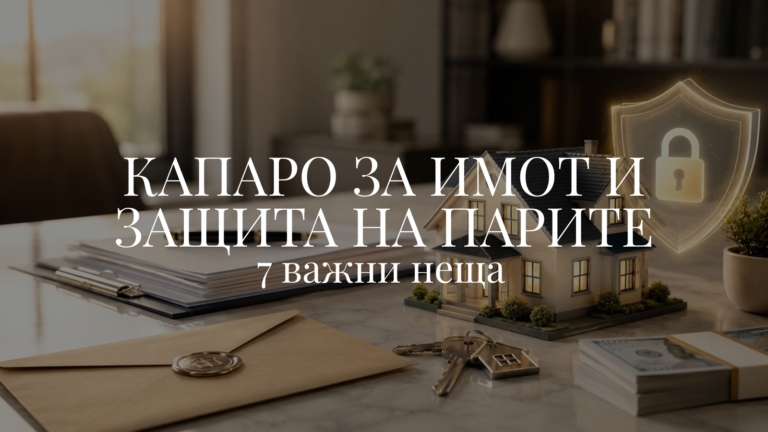 7 важни неща при капаро за имот и защита на парите