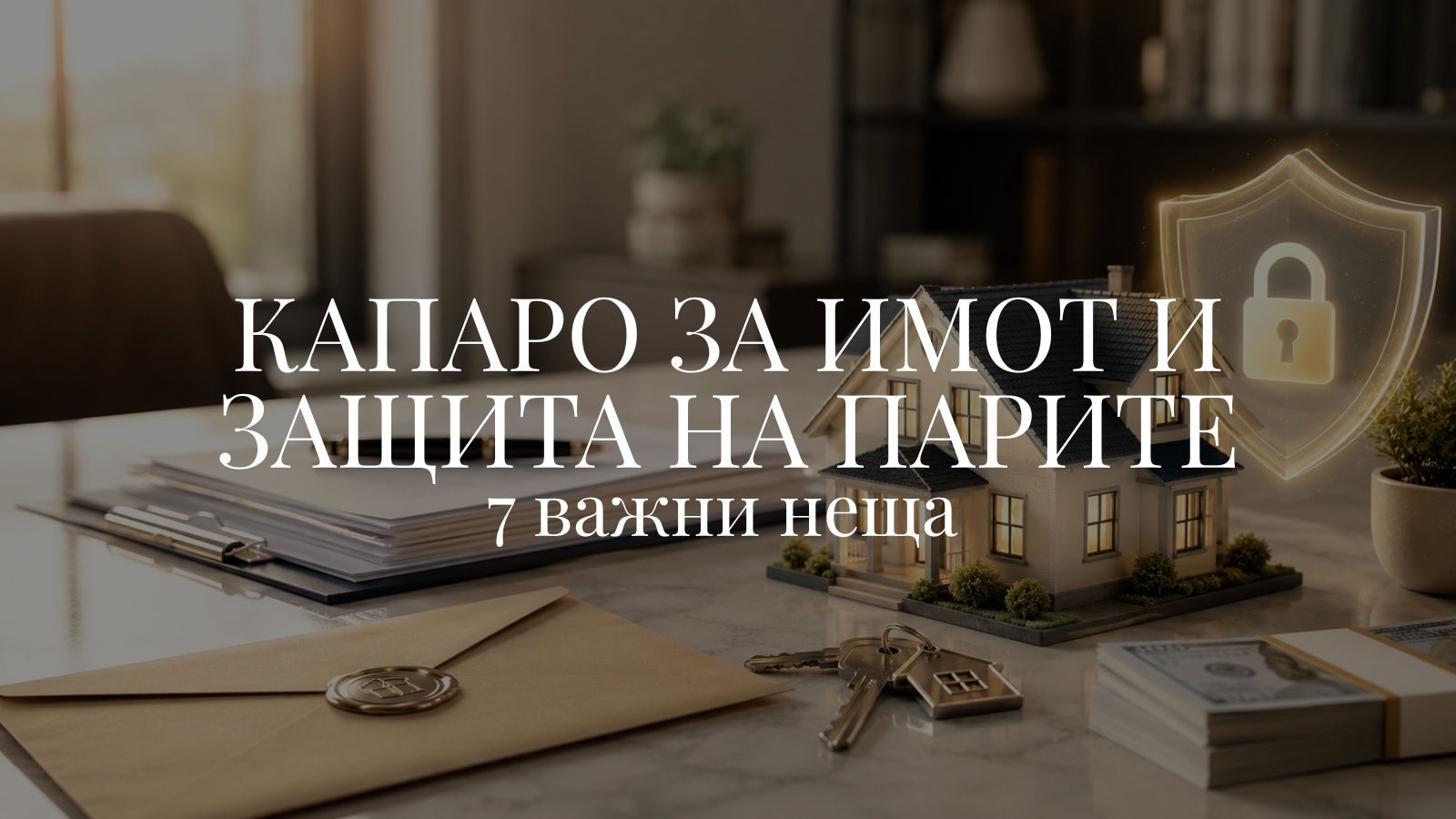 7 важни неща при капаро за имот и защита на парите