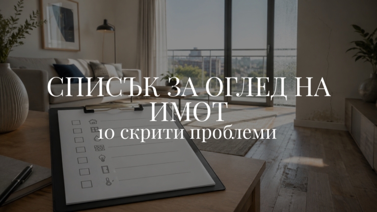 10 скрити проблеми: списък за оглед на имот