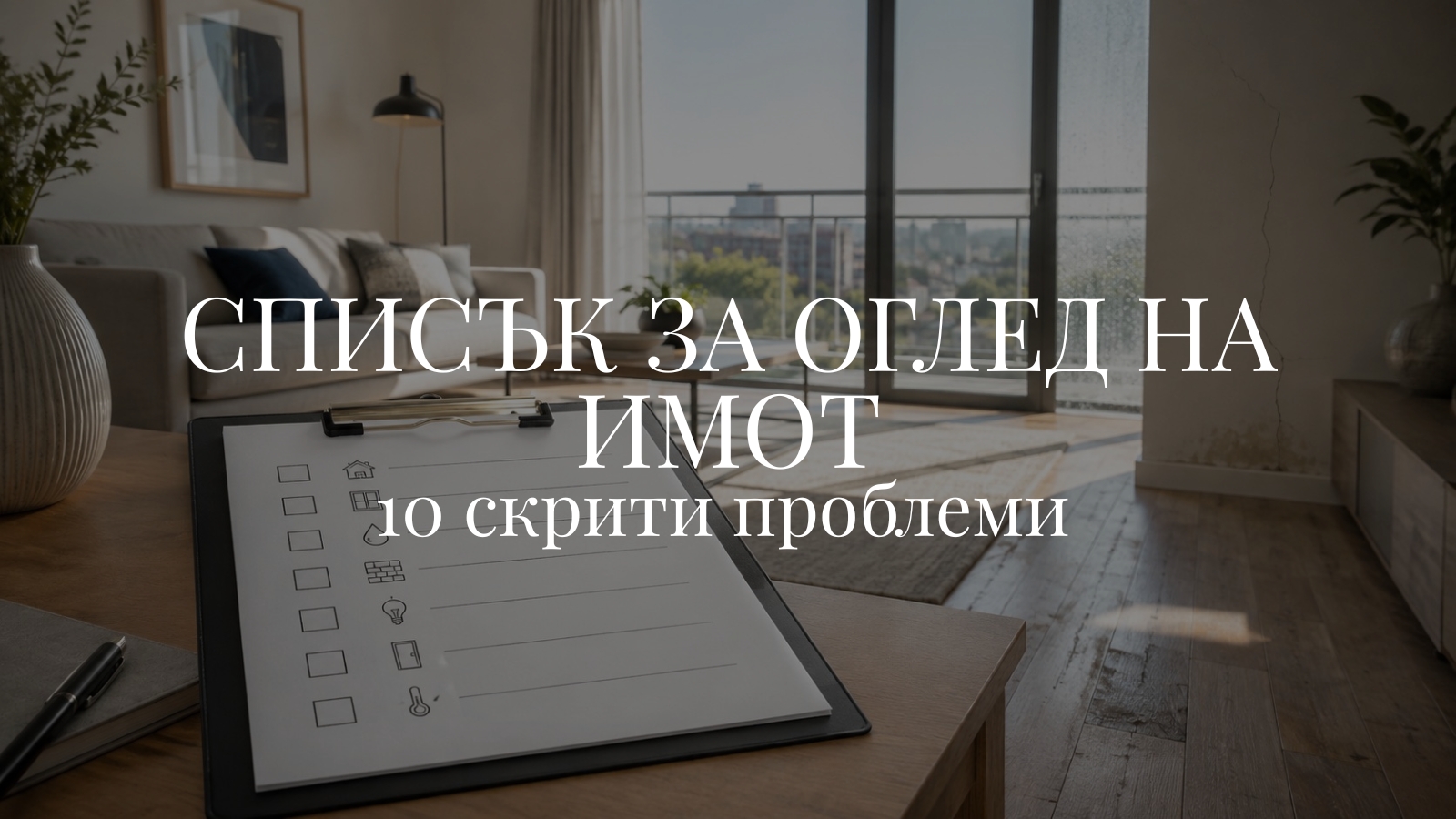 10 скрити проблеми: списък за оглед на имот