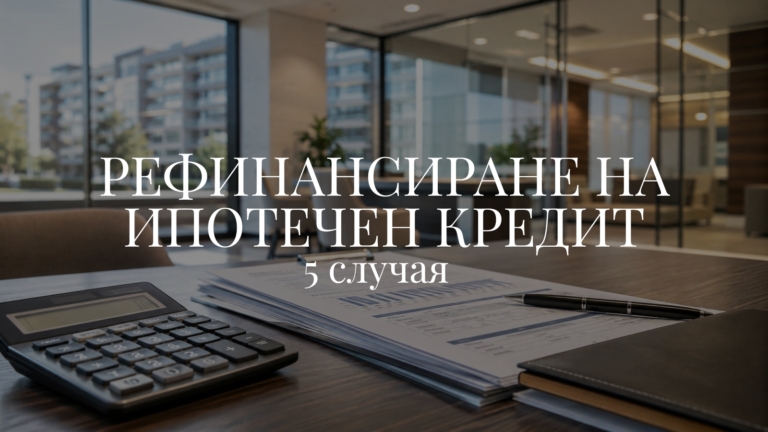 5 случая за рефинансиране на ипотечен кредит и кога си струва рефинансиране