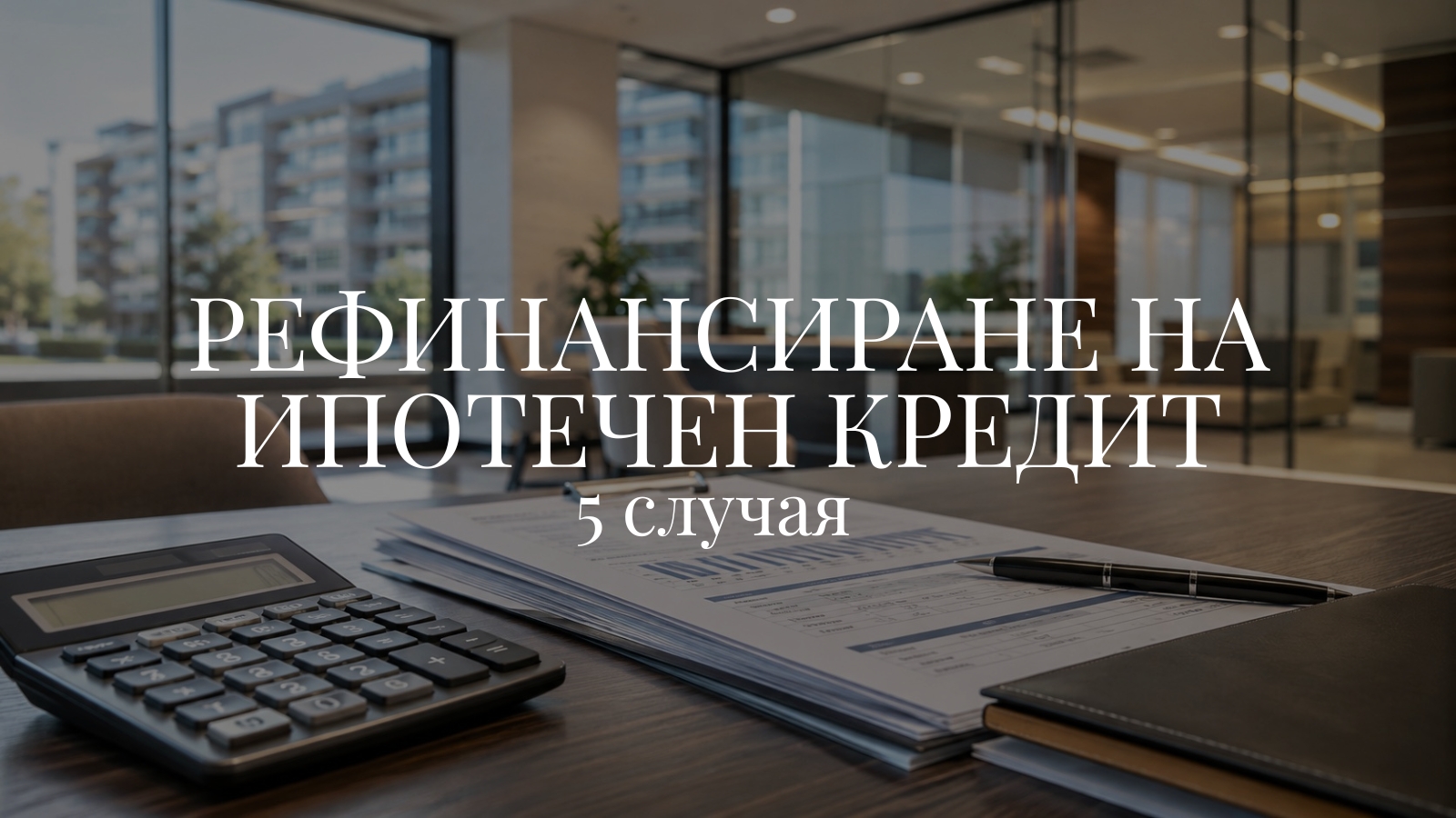 5 случая за рефинансиране на ипотечен кредит и кога си струва рефинансиране