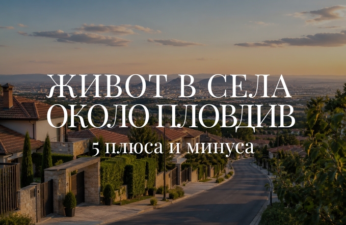 Живот в села около Пловдив