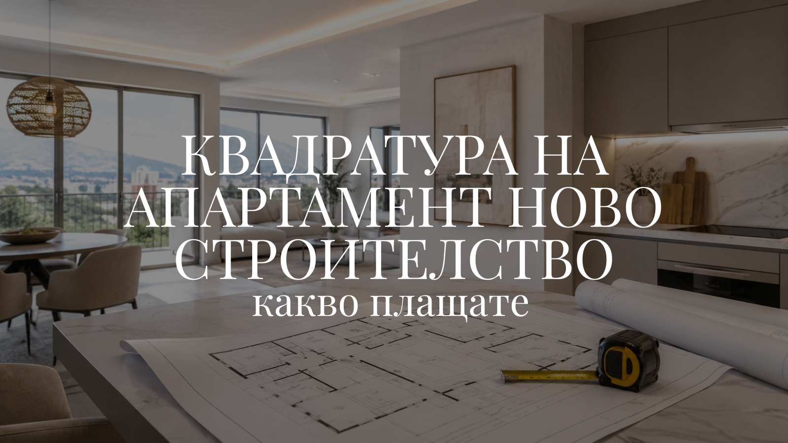 Квадратура на апартамент ново строителство: Какво плащате?